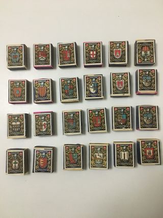 Scatole di fiammiferi antiche degli anni '30