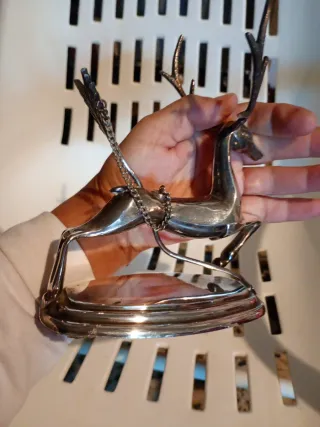 Tintero vintage ciervo con flecha