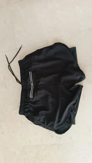 Calzonas running negras con forro negro