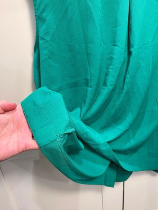 Camisa sin mangas Cortefiel verde Talla XXL