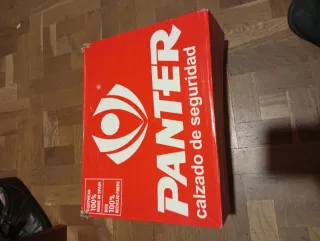 Zapatos de seguridad Panter negros y verdes