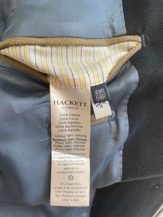 Americana Hackett azul marino oscuro