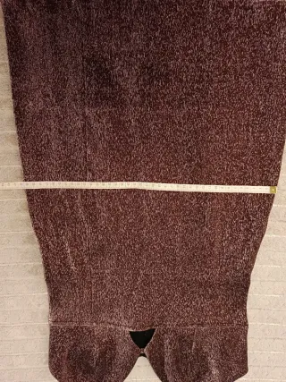 Vestido fiesta corto rosa y plateado