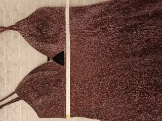 Vestido fiesta corto rosa y plateado