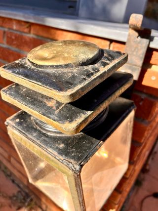 Fanale da carrozza antica