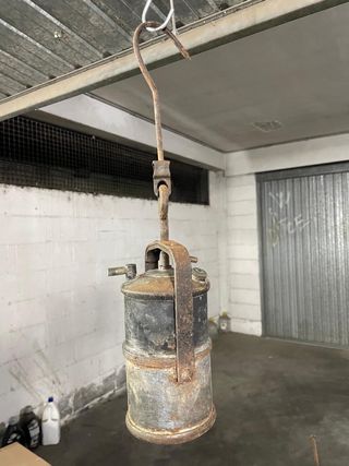Lampada minatore antica