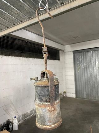 Lampada minatore antica
