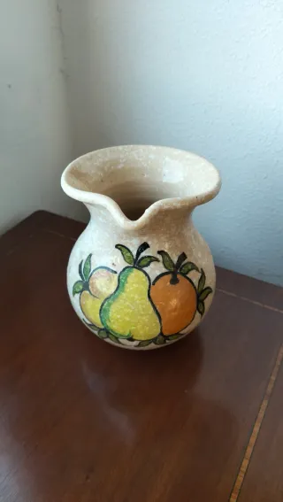 Jarra cerámica vidriada