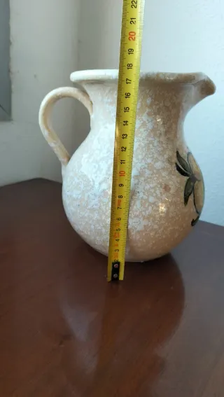 Jarra cerámica vidriada