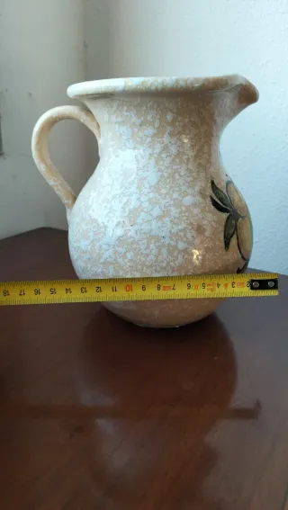 Jarra cerámica vidriada