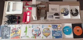 Pacchetto Nintendo Wii con 10 giochi e accessori