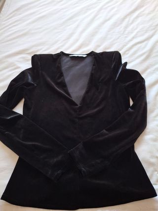 Camiseta Mango Terciopelo Talla S