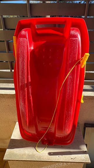Trineo de Nieve para Niños Rojo