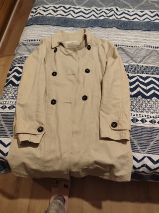 Gabardina Beige Talla 38