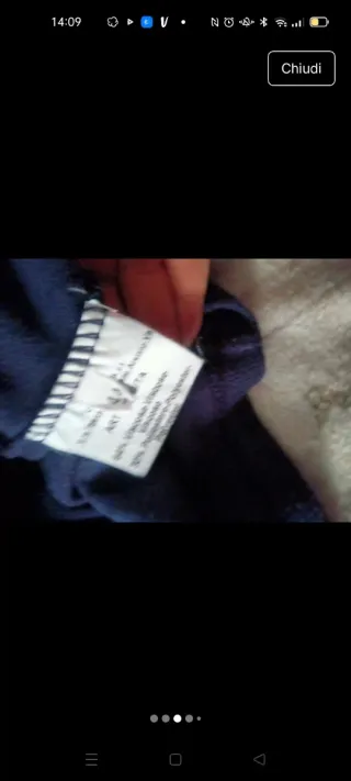 Maglietta donna blu e bianca