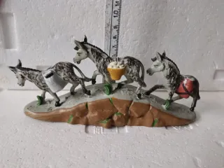 Diorama vintage presepe con animali