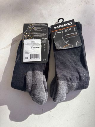 2 pares Calcetines Head ñ Talla 35-38