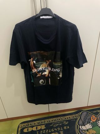 Maglietta Calvin Klein Jeans Uomo Nera