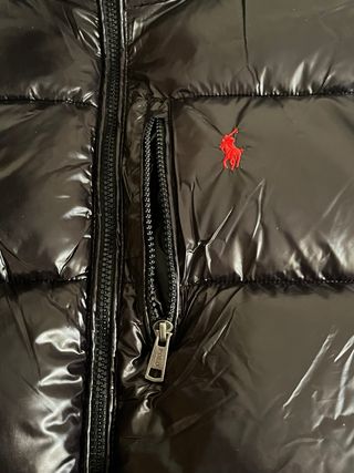 Abrigo Negro Polo Ralph Lauren