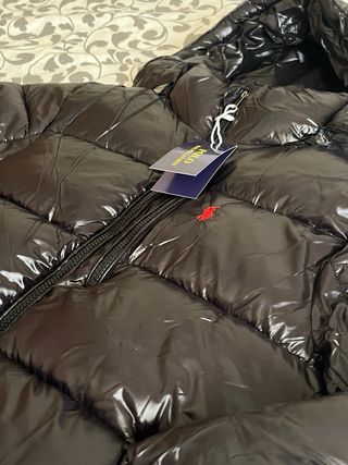 Abrigo Negro Polo Ralph Lauren