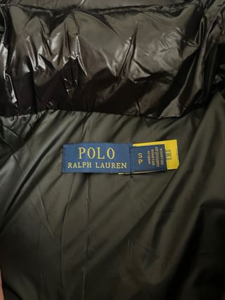 Abrigo Negro Polo Ralph Lauren