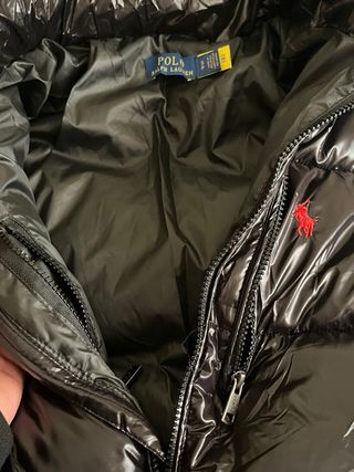 Abrigo Negro Polo Ralph Lauren