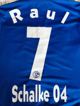 Camiseta Schalke 04 Raul Adidas. Talla S