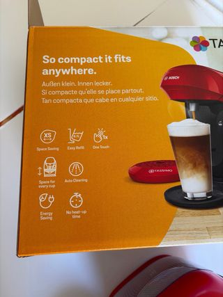 Cafetera Bosch Tassimo Roja