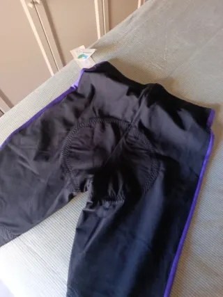 Pantalones hípica Gresca negro/morado