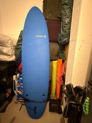 Tabla surf iniciación Olaian azul 7’