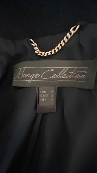 Chaqueta Mango Negra Talla M