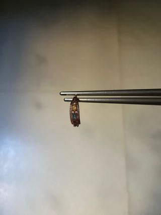 Anillo Turmalinas Naturales Certificado sin marca