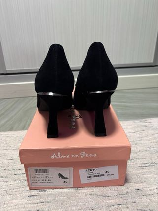 Tacones Alma en Pena negros talla 40