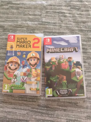 Giochi Nintendo Switch: Minecraft e Super Mario Maker 2