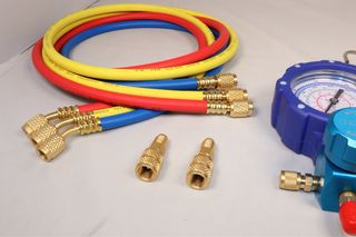 Kit de Manómetro A/A 3 Mangueras Recarga R410a