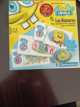 Juego Bob Esponja Los Números Clementoni