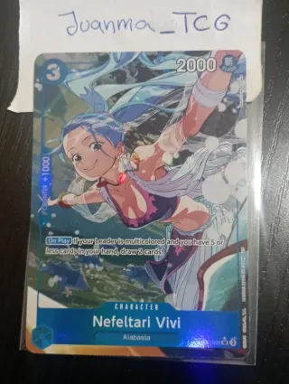 Nefeltari Vivi SR* FullArt EB02 One Piece TCG