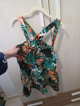 Mono estampado hojas