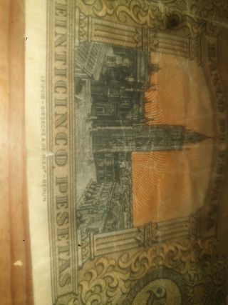 Billete 25 Pesetas 1938 El Banco de España