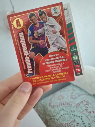 Carta Futbolistas La Liga Santander