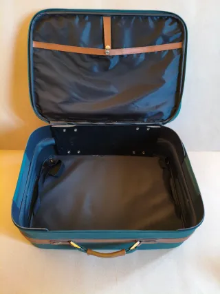 Valigia Laser verde e marrone