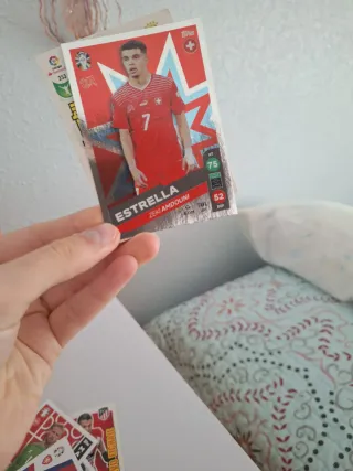Lote de cartas de fútbol