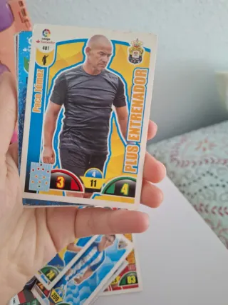 Lote de cartas de fútbol