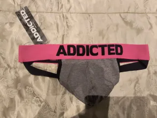 Jockstrap ADDICTED Grigio/Rosa