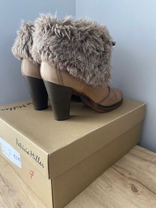 Botines Camel Patricia Miller Talla 37