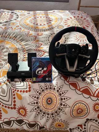 Volante y Pedales PS4 + GT7
