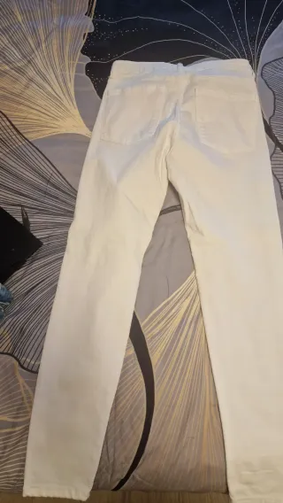 Tejano elástico negro con raya roja