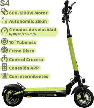 Patinete eléctrico Mascooter S4 Homologado