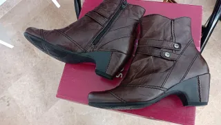 Botines Fluchos Piel Marrón Talla 37