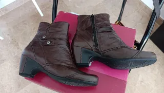 Botines Fluchos Piel Marrón Talla 37